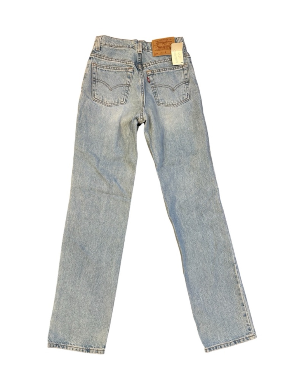 Vintage Levi’s 512 Slim Fit Straight Leg Light Wash Jeans USA / Juniors - Picture 3 of 16